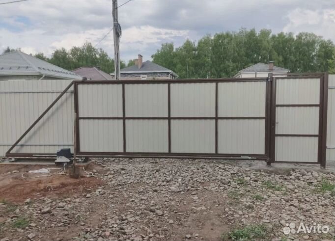 Откатные\Распашные ворота для дачи 6м