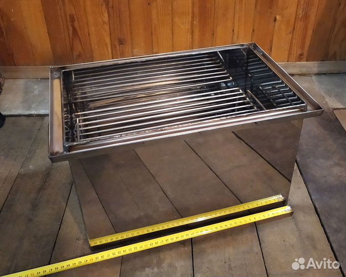 Коптильня для горячего копчения 40х25х25 1,5 мм