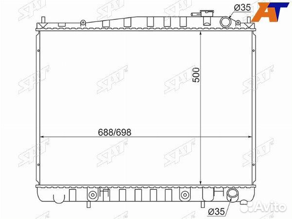 Радиатор infiniti QX4, infiniti QX4 #R50 97-04, nissan, nissan elgrand, nissan elgrand E50 97-02, ni