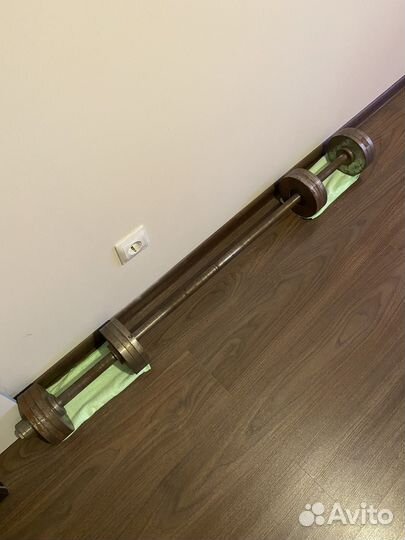 Штанга с блинами