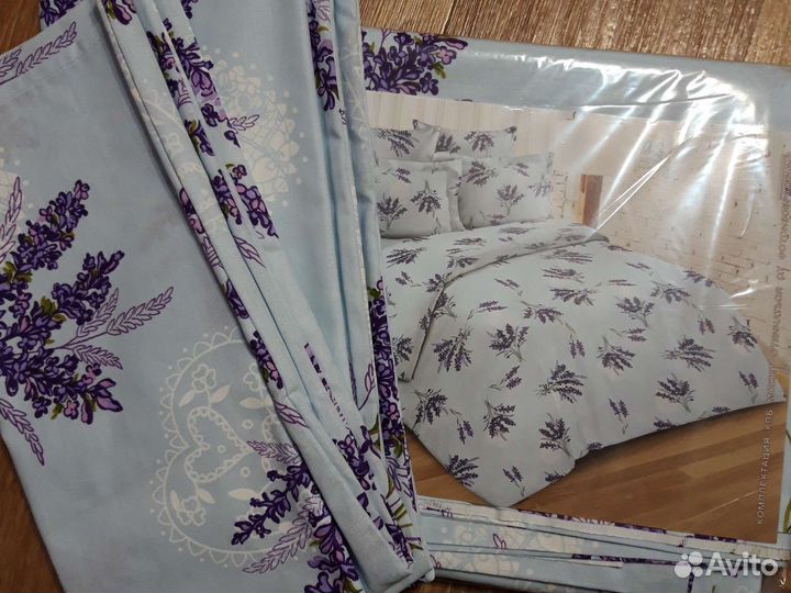 Простынь евро + наволочки 70 70