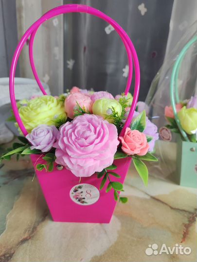 Мыло ручной работы букеты