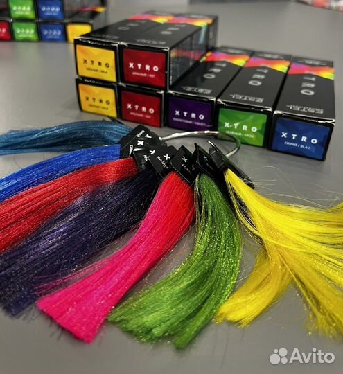 Яркая краска для волос естель