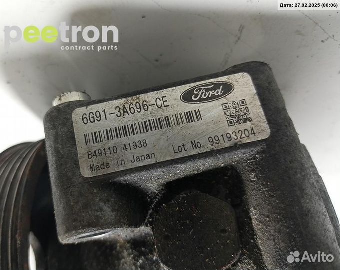 Б/У Б/У Насос гидроусилителя руля 6G913A733CA ford