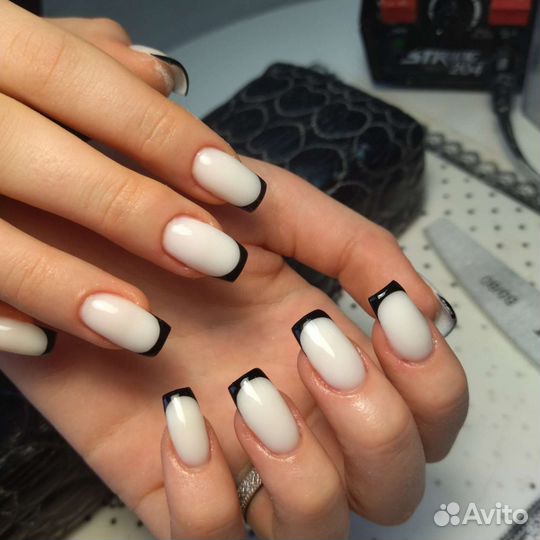 Наращивание ногтей, покрытие