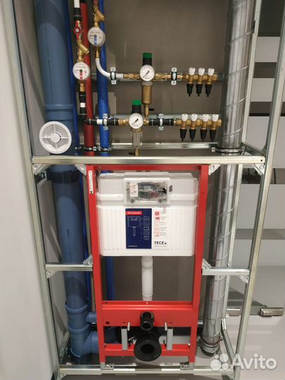 Сантехник, Монтаж систем отопления и водоснабжения