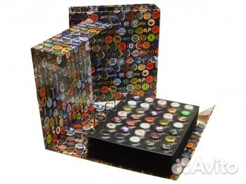 Альбом Цветной для пивных крышек с листами