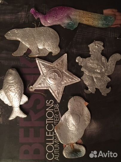 Старинный картонаж. Картонаж ссср. кот баюн, кот с