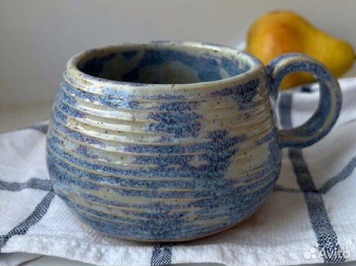 Кружка керамическая ручной работы