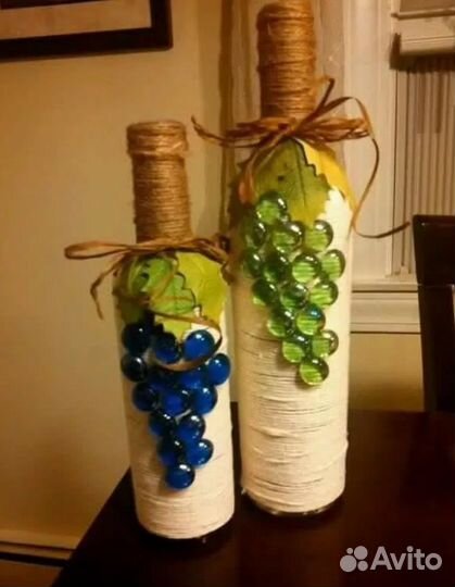 Бутылка стеклянная из под шампанского и вин. Нап