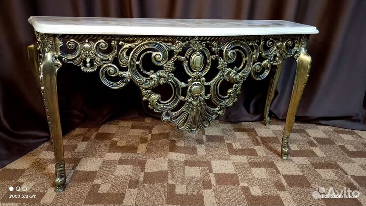 Консоль бронза + натуральный Оникс (Иран)