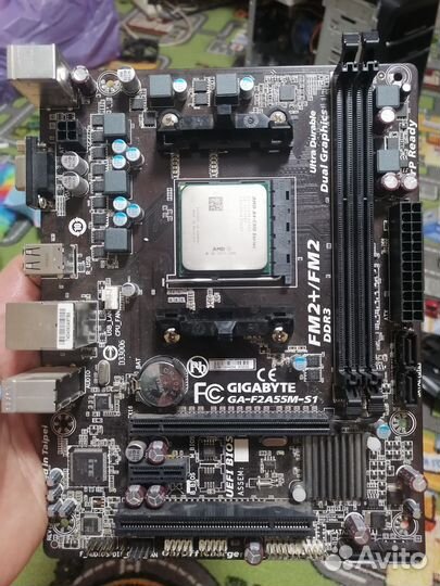 Материнская плата с процессором AMD а 4 - 5300