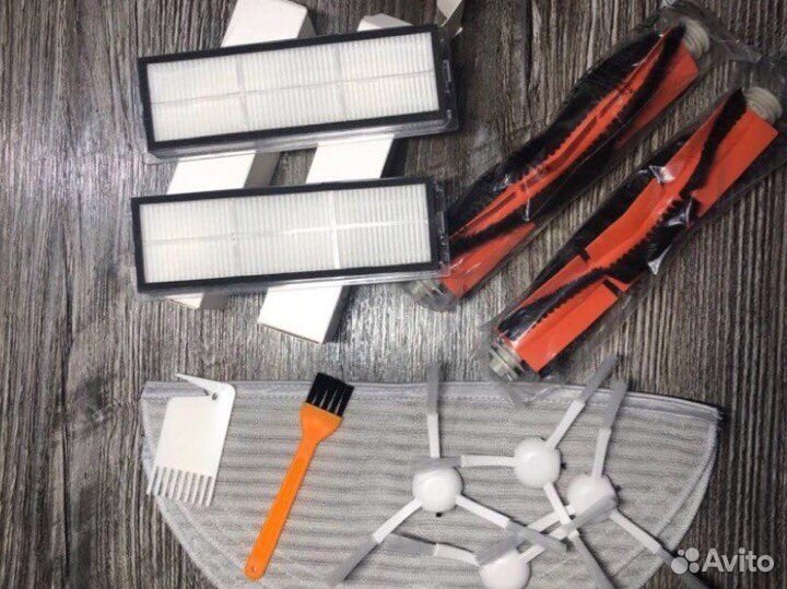 Детали для робота пылесоса, фильтры, щетки