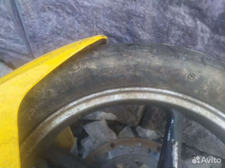 Вилка с колесом для мопеда