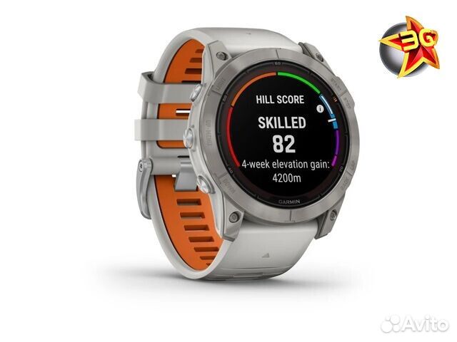 Часы Garmin Fenix 7X Pro Sapphire Solar White