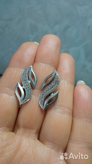 Серебряные серьги
