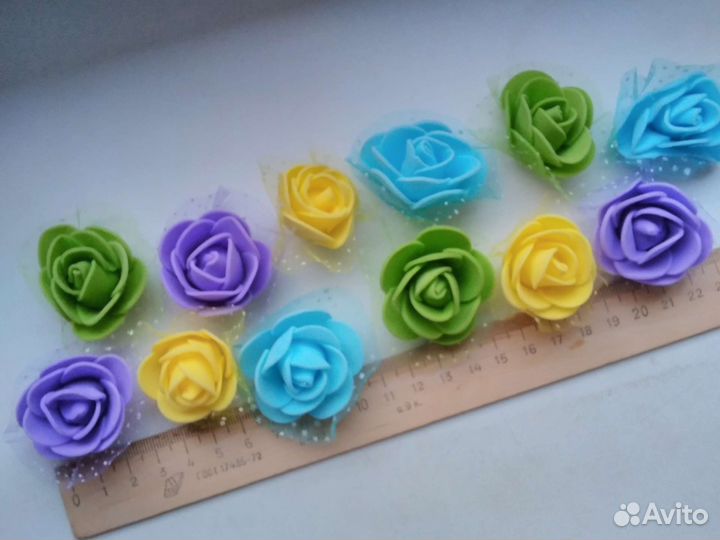 Розы из фоамирана для творчества