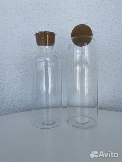 Бутылка с пробковой крышкой для хранения