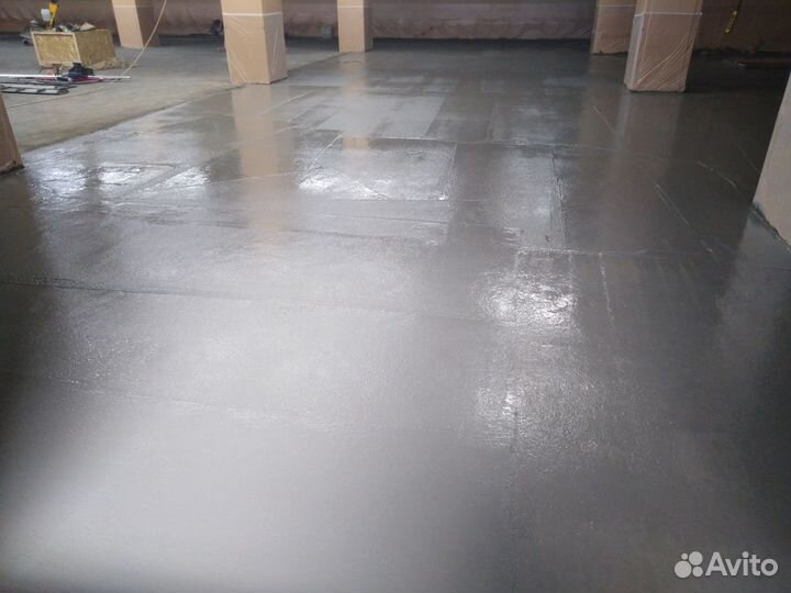 Устройство бетонных полов, фундамента