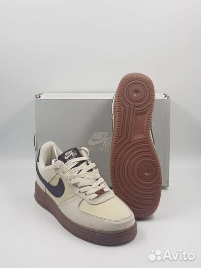 Nike Air Force 1 Beige с мехом (43р)