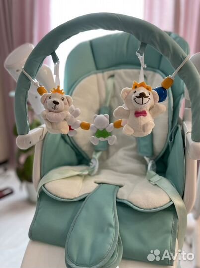 Стул качели для кормления 2 в 1