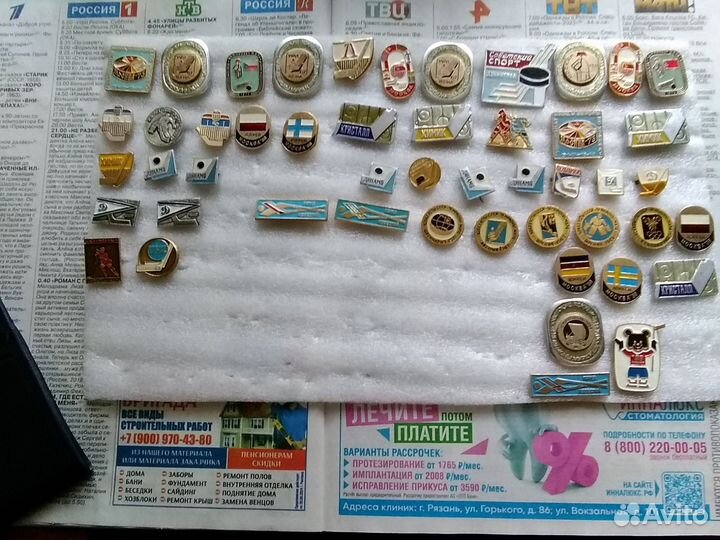 Значки хоккей