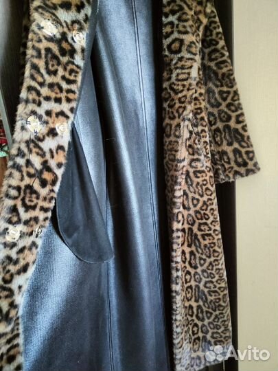 Шуба из экомеха женская