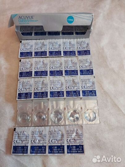 Acuvue Контактные линзы 1 Day Oasys with hydraluxe
