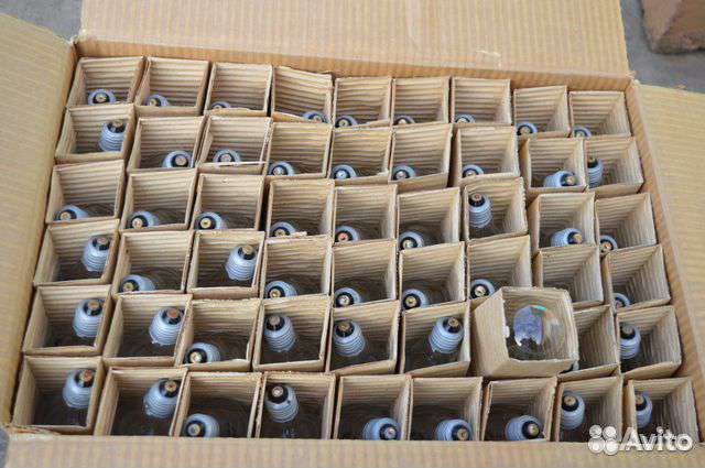 Лампа накаливания 60, 100 ватт СССР