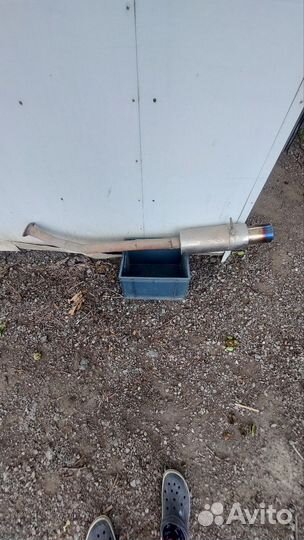 Прямоточная банка от Toyota Mark 2 x90