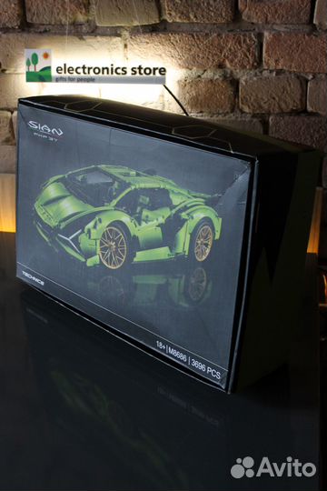 Конструктор Lamborghini 3696 деталей, аналог Lego