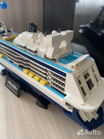Корабль аналог lego лего Круизный лайнер 70см
