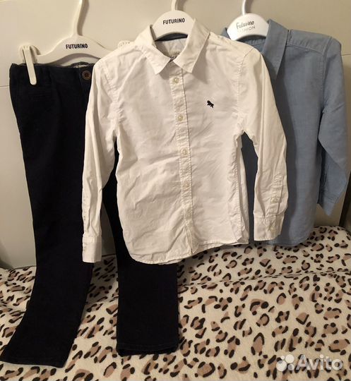 Рубашки и брюки для мальчика 116 пакетом