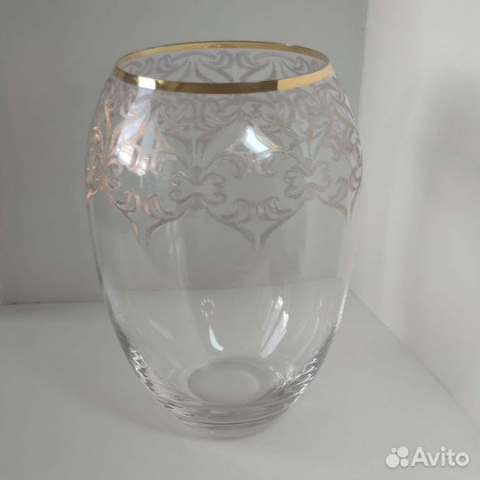 Ваза для цветов богемия 22 см