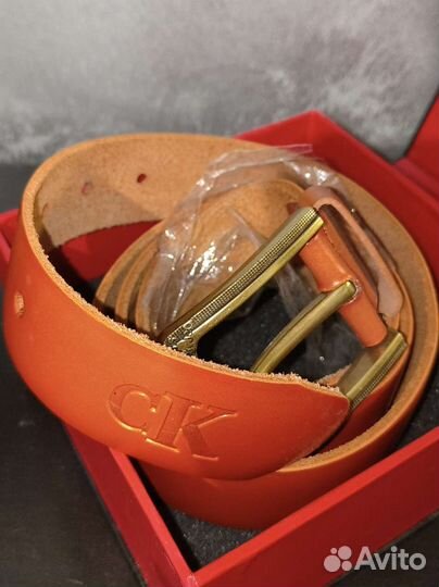 Ремень Ck кожаный