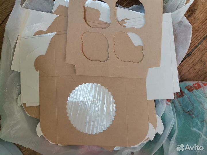 Коробки упаковочные новые крафт