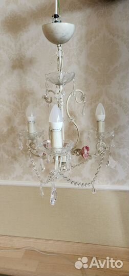 Люстра потолочная италия бу