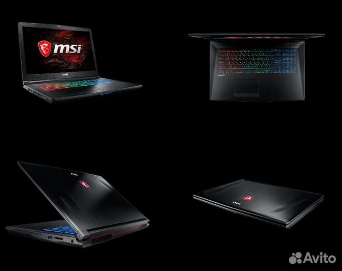 Игровой MSI gp72 7REX Leopard Pro i7/32/GTX/17.3