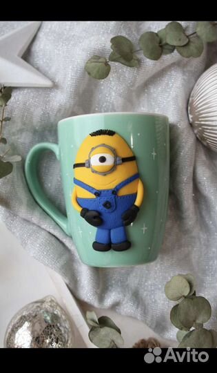 Кружка полимерная глина