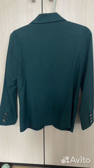 Зеленый пиджак на мальчика рост 140