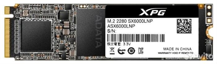 Твердотельный накопитель (SSD) A-data ASX6000LNP-2