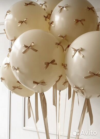 Трендовые шары с бантиками