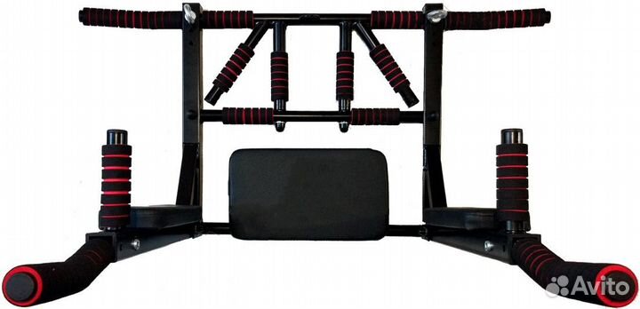 Турник + Брусья + Пресс 3в1 Мультихв Черный+Черный