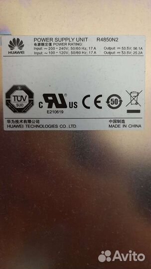 Бп Huawei R4850n2 4850g2 3000w новый выпрямитель