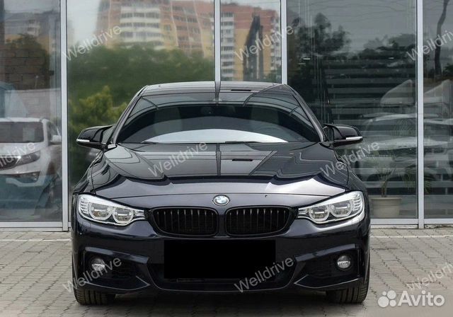 Крышки зеркал BMW F36 М4 дорест черн глянц тюнинг