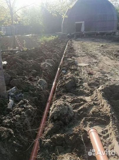 Установка канализации септик под ключ