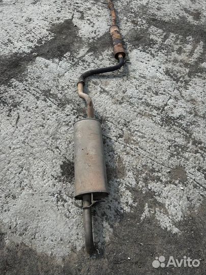 Полная трасса выхлопа 8 клап