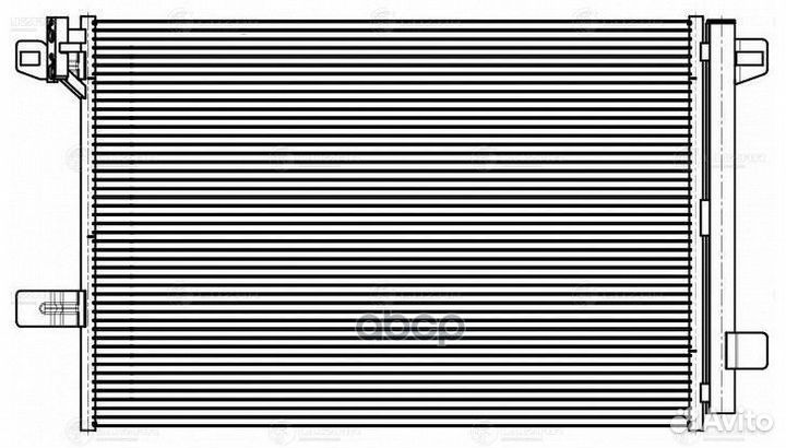 Радиатор кондиционера VW Transporter (15) 2.0D