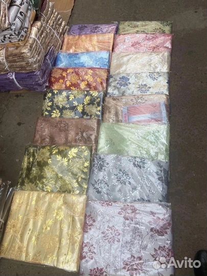 Шторы с люрексом, готовые размеры в ассортименте