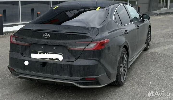 Черные стекла на camry 80